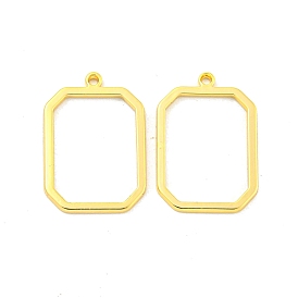 Латунные подвески, прямоугольные