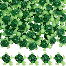 60шт. декоративных фигурок черепах из смолы, для украшения рабочего стола домашнего офиса