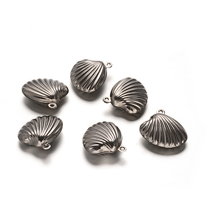 Оболочки 304 подвески из нержавеющей стали, 19x19x7 мм, отверстие : 1.2 мм