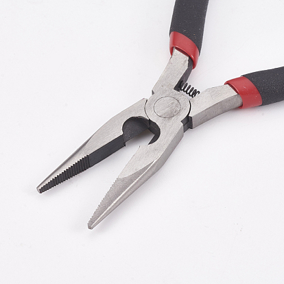 45# Carbon Steel Jewelry Pliers, Chain Nose Pliers, Polishing, Black