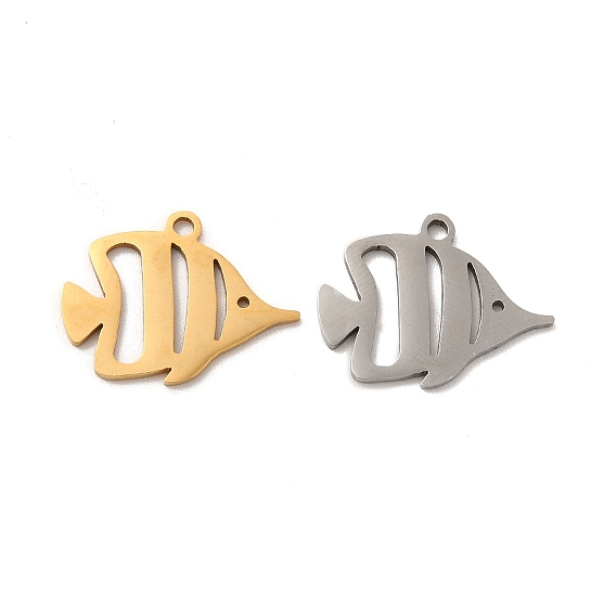 201 подвески из нержавеющей стали, амулеты из полой рыбы