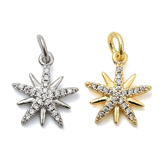 Латунные микро проложить кубического циркония прелести, звезда, долговечный, стойки покрытие, с целью перехода в кольце