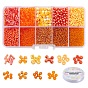 DIY Jewelry Making Kits, Including 12/0 Glass Seed Beads, Glass Bugle Beads, ABS Plastic Beads, Acrylic Beads, Polymer Clay Beads, Crystal Thread