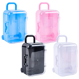 4 шт. 4 цвета чемоданы пластиковые коробки для хранения подарков конфеты