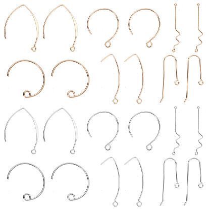 Наборы для изготовления ювелирных изделий своими руками, в том числе латунные крючки для сережек, крючки для сережек и соединители из сплава