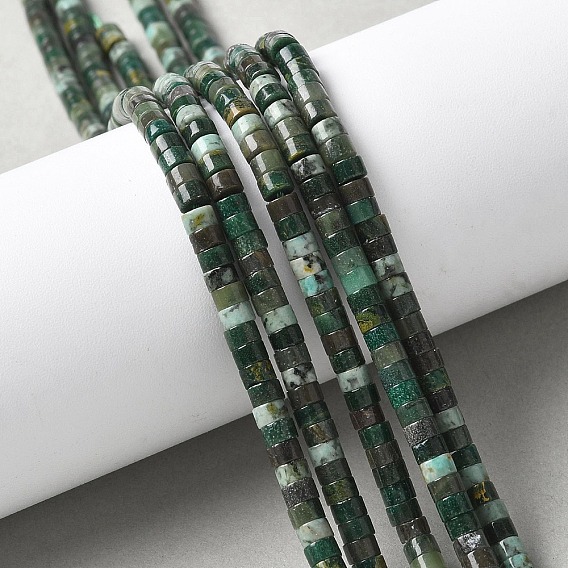 Бусы из натурального африканского нефрита, диск/хейши