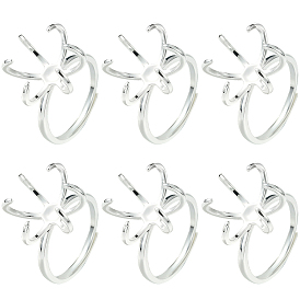 6компоненты регулируемых латунных колец для пальцев, 6 настройки зубчатого кольца