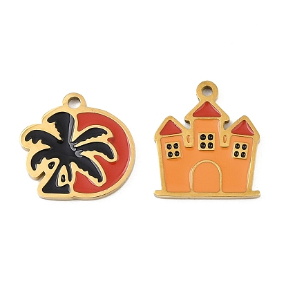 304 из нержавеющей стали шармы эмали, золотые