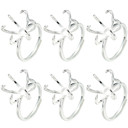 6компоненты регулируемых латунных колец для пальцев, 6 настройки зубчатого кольца