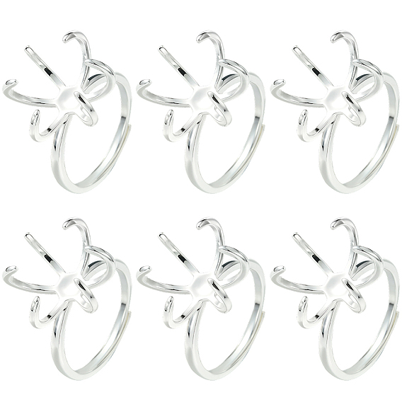 6компоненты регулируемых латунных колец для пальцев, 6 настройки зубчатого кольца