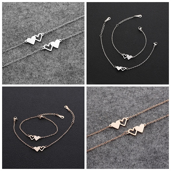 Модный 304 браслет из нержавеющей стали для ежедневного ношения, дарение, и поводы для свиданий