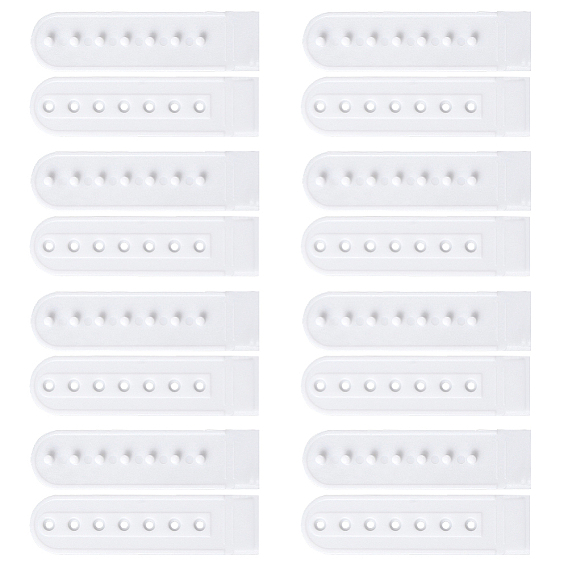 48 наборы ПЭ пластик 7 отверстия шляпы замена застежки пряжка, удлинитель ремня, бейсбольная кепка ковбойская шляпа с застежкой на ремешке