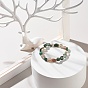 Natural Moss Agate Nuggets Beads Stretch Bracelet, Reiki Bracelet for Children