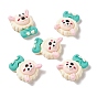 Opaque Resin Cabochons, Sheep