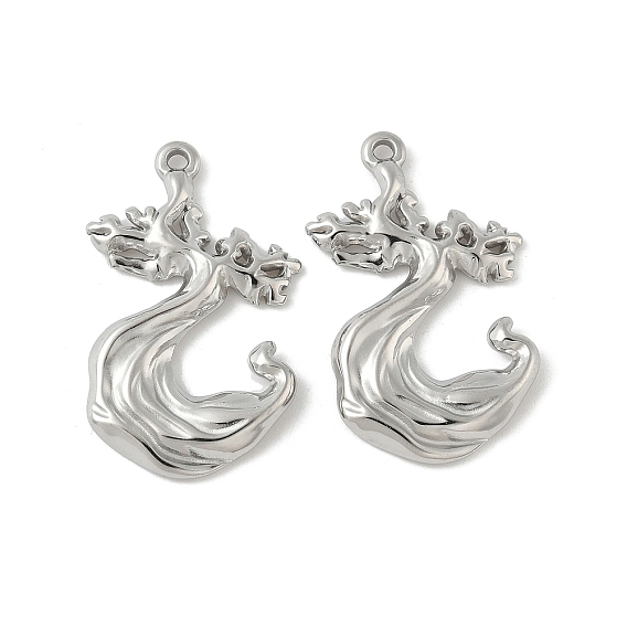 304 подвески из нержавеющей стали, ионное покрытие (ip), волна