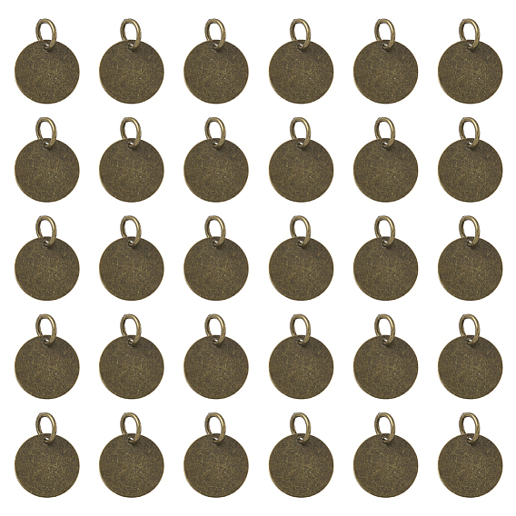 120шт. латунные штампованные пустые бирки-брелки
