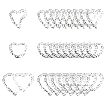 304 de acero inoxidable que une los anillos, corazón