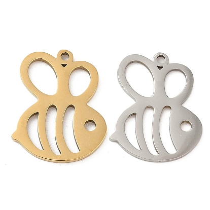5 шт. 201 подвески из нержавеющей стали, лазерная резка, пчелиное очарование