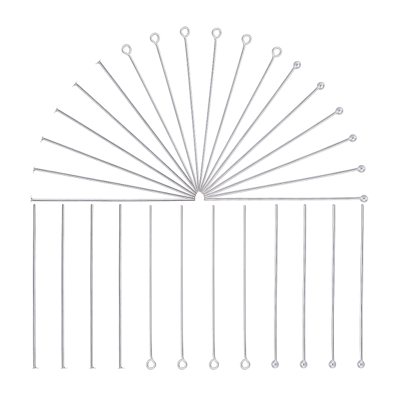 30 шт. 3 стили 925 наборы булавки из стерлингового серебра