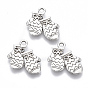 Pendentifs en alliage de style tibétain, sans plomb et sans cadmium, gants
