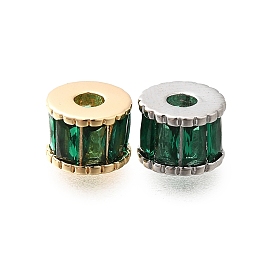 Латунные стеклянные бусины, без кадмия, без никеля и без свинца, колонка