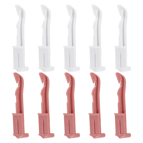 10шт 2 цвета пластиковые спицы для вязания крючком для круглоткацкого станка