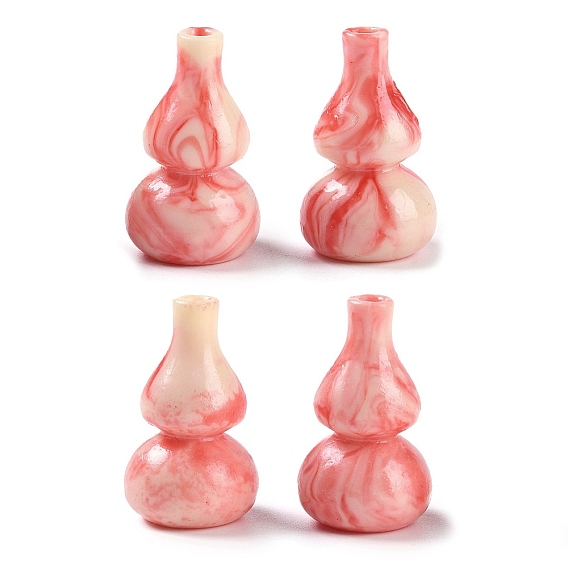 Синтетические бусины, окрашенные в ракушки, Горлянка