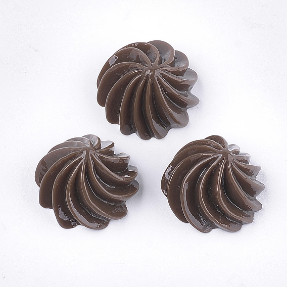 Decoden-Cabochons aus Harz, Imitation Lebensmittel, Schokocreme