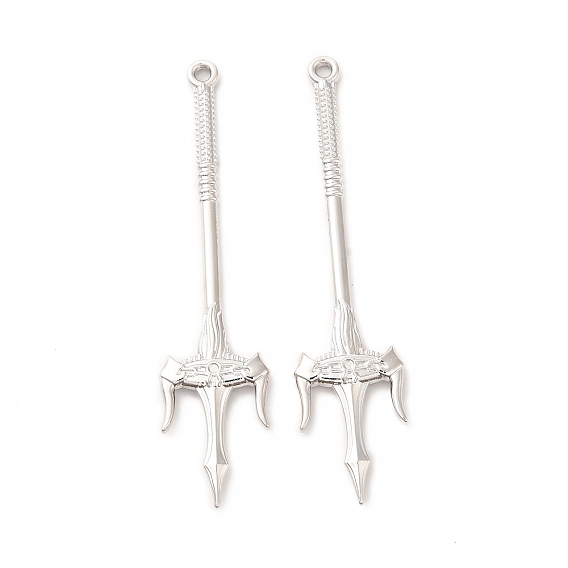 Стойки обшивки сплава большие кулоны, без кадмия, без никеля и без свинца, очарование алебарды