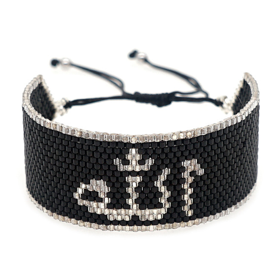 Браслеты из бусин с символом Миюки в стиле бохо для женщин и девочек с регулировкой длины