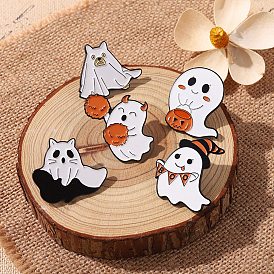 Ghost Enamel Pins, Alloy Brooches for Backpack Clothes