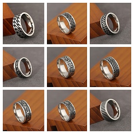 201 Stainless Steel Finger Rings for Men