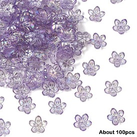 15g прозрачные акриловые колпачки для бусин, цветок