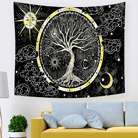 Home Tree of Life Tapestry Digital Printed Decorative Cloth Bedside Hanging Cloth Tapestry