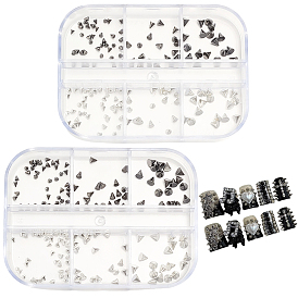 Eisen Cabochons, Nagelkunstdekoration Zubehör, Kegel