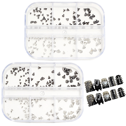 Eisen Cabochons, Nagelkunstdekoration Zubehör, Kegel