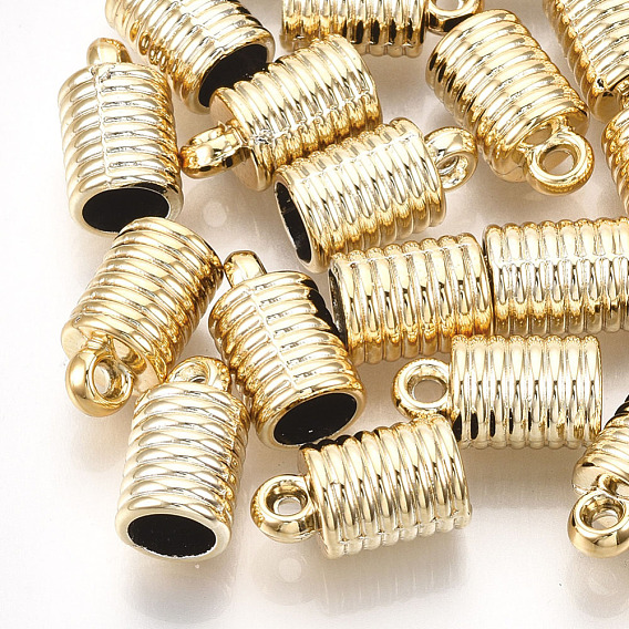 UV Plating ABS Plastic Cord Ends, End Caps, Column