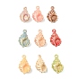 Подвески из эмали и сплава, подвески в форме раковины