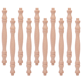 Wooden Spindle Baluster, Wood Post for Staircase & Furniture Restoration