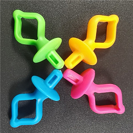 Nipple-Shaped Silicone Bobbin Clips for Securing Thread Spools