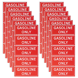 12листы водонепроницаемые ПВХ наклейки с предупреждающими знаками, виниловые наклейки безопасности, прямоугольник со словом