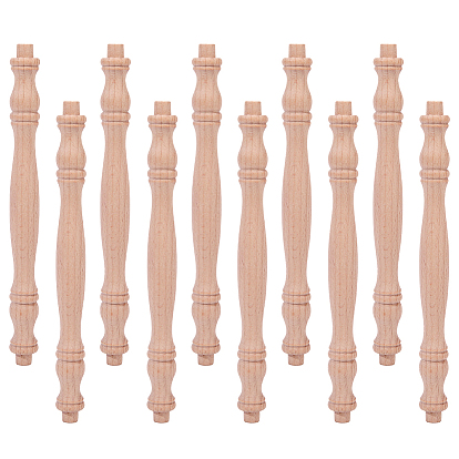 Wooden Spindle Baluster, Wood Post for Staircase & Furniture Restoration