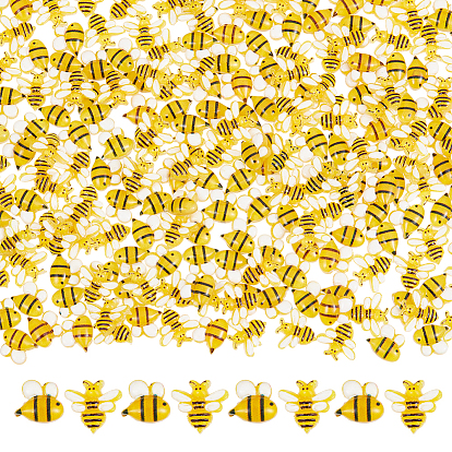 220 шт. 2 стили пчелы смоляные кабошоны для дизайна ногтей, для украшения ногтей