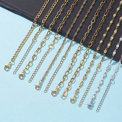 304 женские ожерелья-цепочки из нержавеющей стали