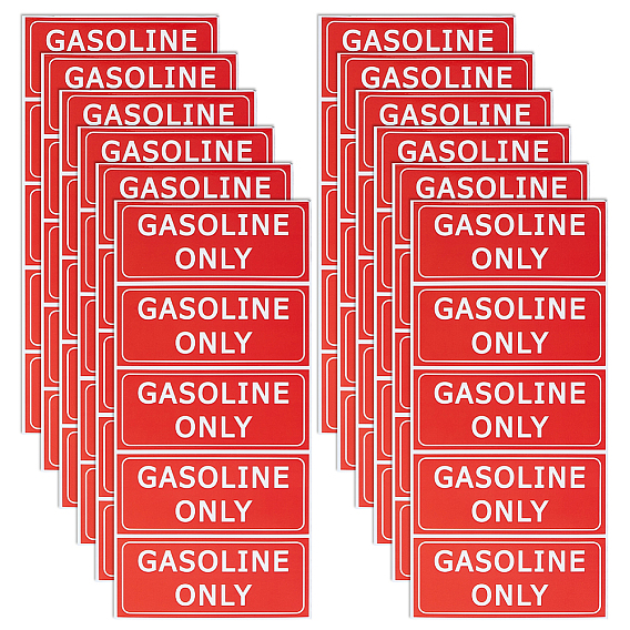 12листы водонепроницаемые ПВХ наклейки с предупреждающими знаками, виниловые наклейки безопасности, прямоугольник со словом