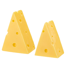 2шт. 2 стили декоративных подставок для сыра из смолы, аксессуары для кукольного домика с микро-ландшафтом, притворяясь опорными украшениями