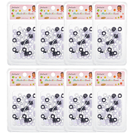 Пластиковые бусины рондель, для укладки волос на хвосте инструменты для плетения