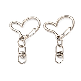 Поворотные застежки из цинкового сплава и железа, сердце