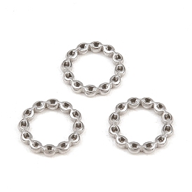 304 из нержавеющей стали бусы, кольцо