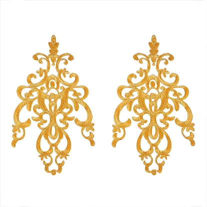 Компьютеризированная вышивка ткань железа на патчи, аксессуары для костюма, аппликация, цветок